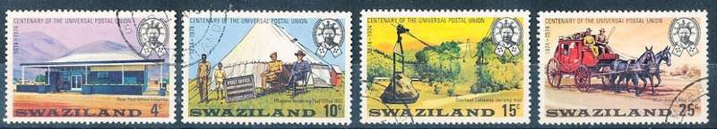 SWAZILAND   1974   -   Universal Postal Union   COMPLETE SET  -  FINE   CTO USED