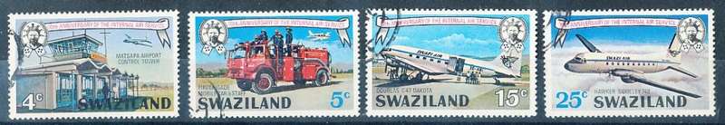 SWAZILAND   1975   -    Internal Air Service   COMPLETE SET  -  FINE   USED
