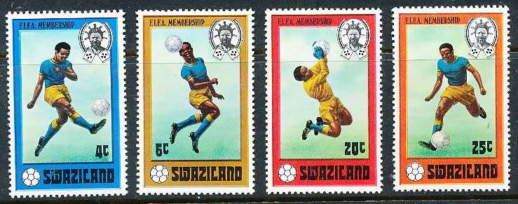 SWAZILAND   1976   -   F.I.F.A. Membership  COMPLETE SET  -  FINE  MINT