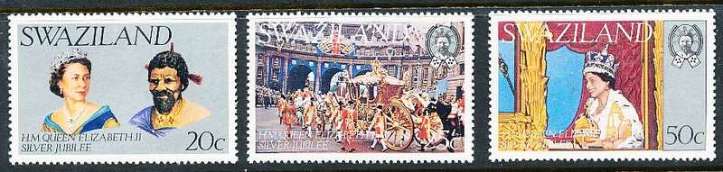 SWAZILAND   1977   -   Regency of Queen Elizabeth II  COMPLETE SET  -  FINE  MINT