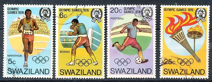 SWAZILAND   1976   -  Olympic Games - Montreal  COMPLETE SET  -  FINE   USED