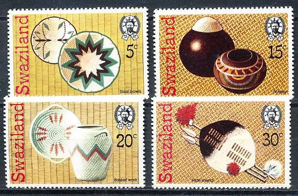 SWAZILAND   1979   -  Traditional Handicrafts   FULL  SET  -  FINE   MINT