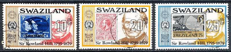 SWAZILAND   1979   - Sir Rowland Hill  FULL  SET  -  FINE  USED