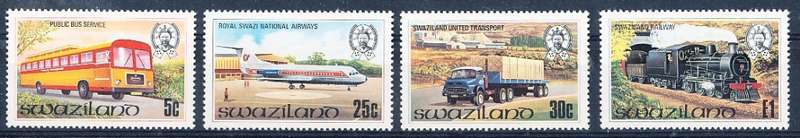 SWAZILAND   1981   -  Means of Transportation   FULL  SET  -    FINE MINT