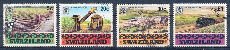 SWAZILAND   1982   -   Sugar Industry   FULL  SET  -  FINE  USED