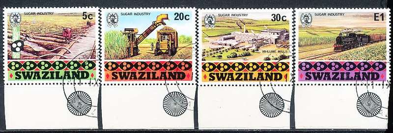SWAZILAND   1982   -   Sugar Industry   FULL  SET  -  FINE CTO USED