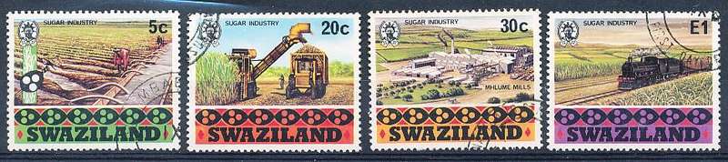 SWAZILAND   1982   -   Sugar Industry   FULL  SET  -  FINE CTO USED