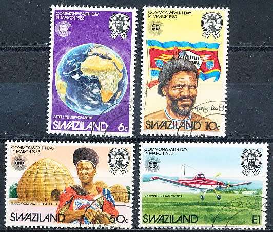 SWAZILAND   1983   - Commonwealth Day  FULL  SET  -  FINE  CTO  USED