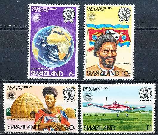 SWAZILAND   1983   - Commonwealth Day  FULL  SET  -  FINE  MINT