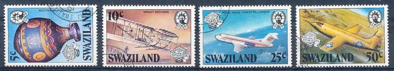 SWAZILAND   1983   - Manned Flight  FULL  SET  -  FINE  CTO  USED