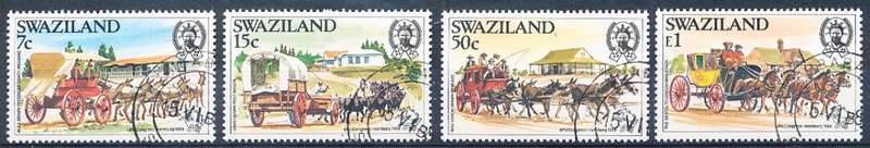 SWAZILAND   1984   - UPU Congress  FULL  SET  -    FINE  CTO USED