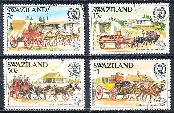 SWAZILAND   1984   - UPU Congress  FULL  SET  -    FINE   USED