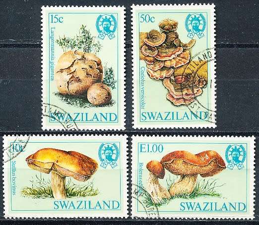 SWAZILAND   1984   - Mushrooms  FULL  SET  -    FINE  CTO  USED