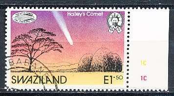 SWAZILAND   1986   -  Halley`s Comet   -    FINE  CTO USED