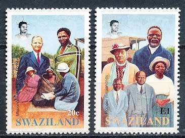 SWAZILAND   1992   -   Evangelical Alliance Missions    FULL  SET -    FINE   MINT