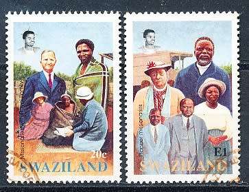 SWAZILAND   1992   -   Evangelical Alliance Missions    FULL  SET -    FINE  CTO  USED