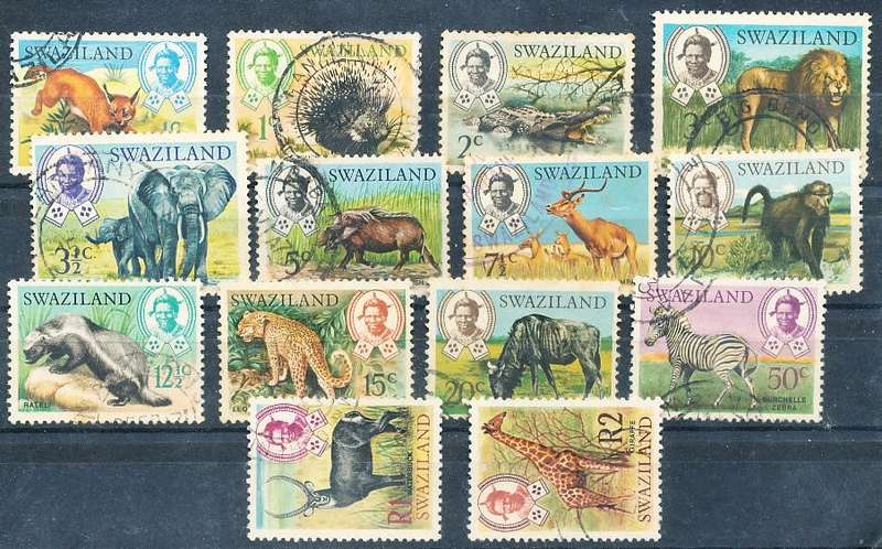 SWAZILAND   1969   -   Native Wild Animals   SET  -  FINE USED