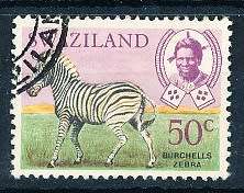 SWAZILAND   1969   -   Native Wild Animals  50c  -  FINE USED