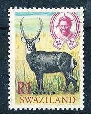 SWAZILAND   1969   -   Native Wild Animals  R1  -  FINE USED