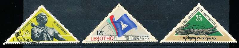 LESOTHO  1967 -    Anniversary of Independence  FULL  SET      -  FINE   USED