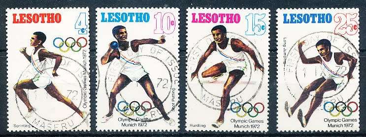 LESOTHO  1972 -     Olympic Games - Munich   -  FINE  CTO  USED