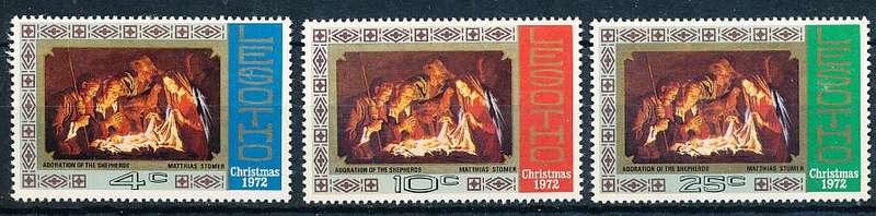 LESOTHO  1972 -     Christmas  FULL SET   -    FINE  MINT
