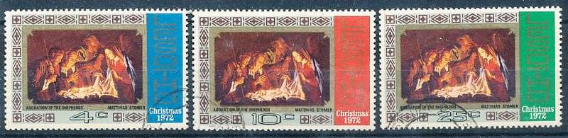 LESOTHO  1972 -     Christmas  FULL SET   -    FINE  USED