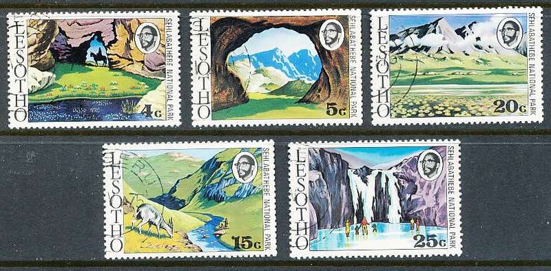 LESOTHO  1975 -   Sehlabathebe National Park  FULL SET   -    FINE   CTO USED