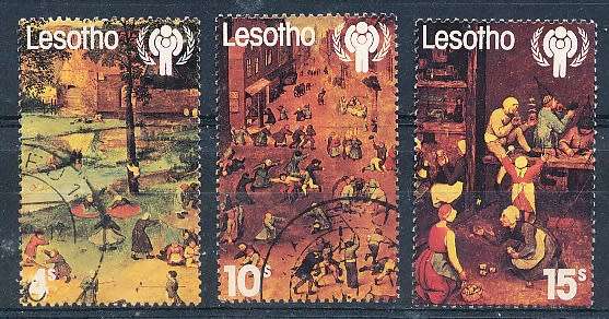 LESOTHO  1979 -   Year of the Child  FULL SET   -   FINE  CTO USED