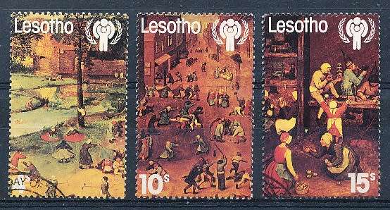 LESOTHO  1979 -   Year of the Child  FULL SET   -   FINE  CTO USED
