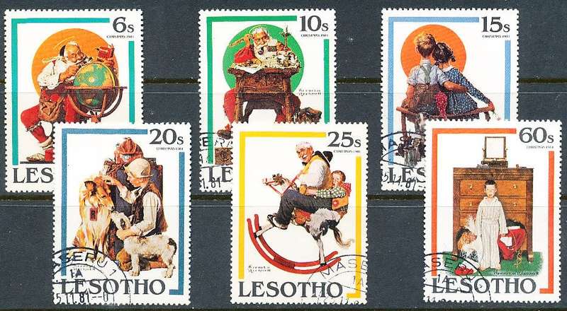 LESOTHO  1981 -   Christmas   FULL SET   -   FINE   CTO USED