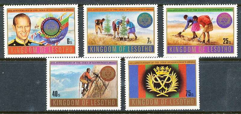 LESOTHO  1981 -   Duke of Edinburgh Award Scheme   FULL SET   -   FINE   MINT