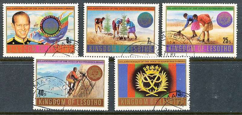 LESOTHO  1981 -   Duke of Edinburgh Award Scheme   FULL SET   -   FINE  CTO USED