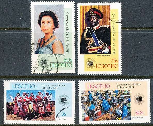 LESOTHO  1983 -     Commonwealth Day   FULL  SET   -   FINE  USED