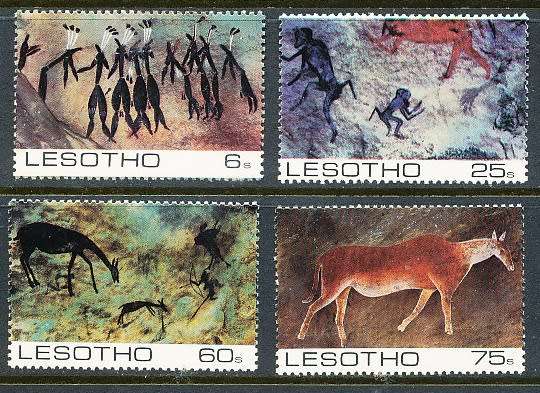 LESOTHO  1983 -     Rock Paintings   FULL  SET   -   FINE  MINT