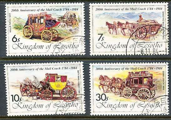 LESOTHO  1984 -     `AUSIPEX `84` - Melbourne, Australia  SET   -   FINE CTO USED