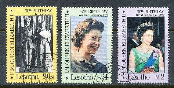 LESOTHO  1986 -   Queen Elizabeth II     FULL SET     -   FINE  CTO  USED