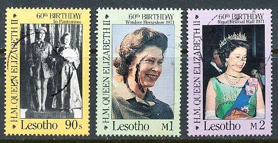 LESOTHO  1986 -   Queen Elizabeth II     FULL SET     -   FINE   USED