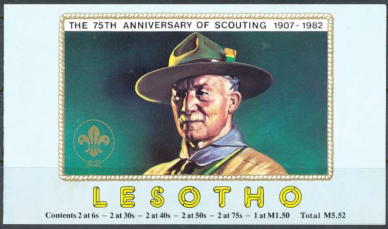 LESOTHO  1982 -    Boy Scout Movement   COMPLETE  BOOKLET   -   FINE   MINT