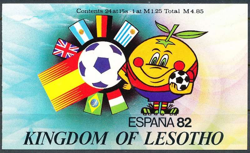 LESOTHO  1982 -   Football World Cup - Spain  COMPLETE  BOOKLET   -   FINE   MINT
