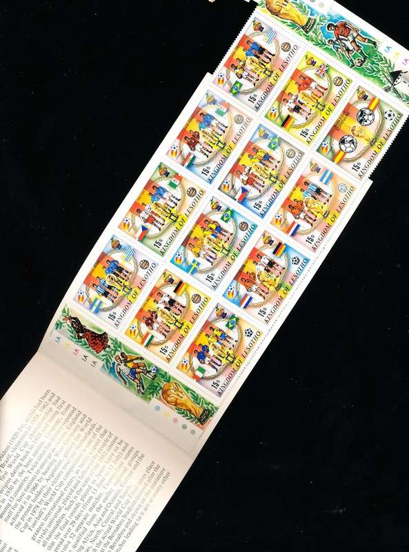 LESOTHO  1982 -   Football World Cup - Spain  COMPLETE  BOOKLET   -   FINE   MINT