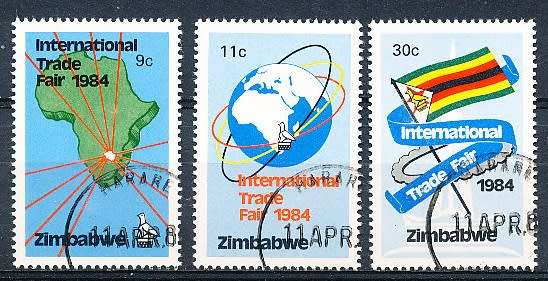 ZIMBABWE 1984  -  Trade Fair  FULL SET  -  FINE   CTO USED