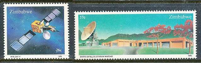 ZIMBABWE 1985  -   Satellite Station -   FULL SET  -  FINE    MINT