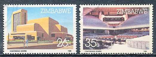 ZIMBABWE 1986  -  Conference Center   -   FULL SET  -  FINE  USED