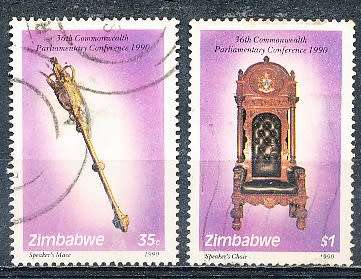 ZIMBABWE 1990  - Parliamentary Conference  FULL  SET    -  FINE   USED