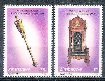 ZIMBABWE 1990  - Parliamentary Conference  FULL  SET    -  FINE  MINT