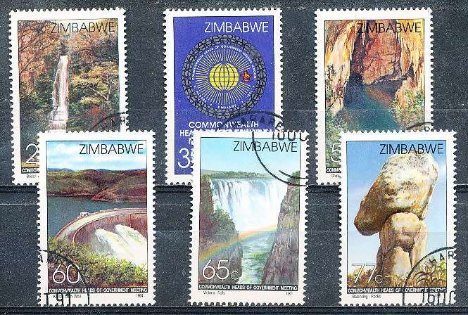 ZIMBABWE 1991  -   Government Meeting   FULL  SET    -  FINE  CTO USED