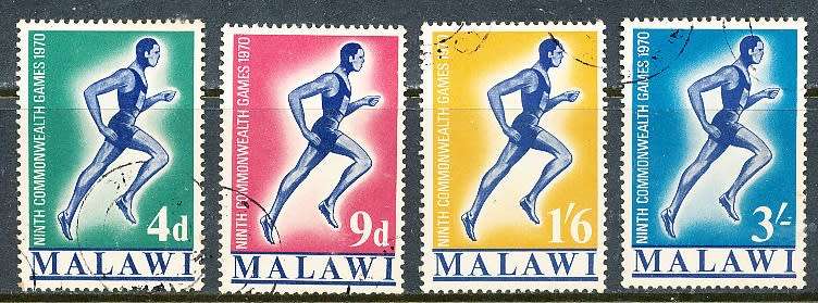 MALAWI  1970 -   Commonwealth Games, Edinburgh -   FULL SET   -   FINE USED