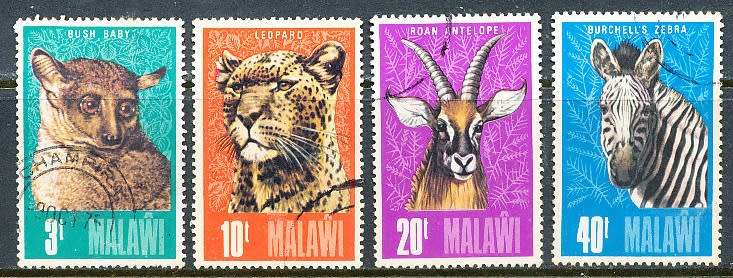 MALAWI  1975 -     Malawi Animals  FULL SET   -  FINE  USED