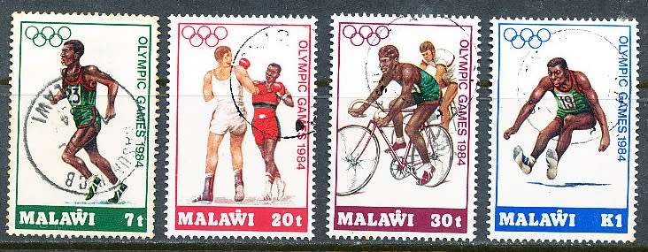 MALAWI  1984 -   Olympic Games - Los Angeles, USA  FULL SET   -      FINE USED